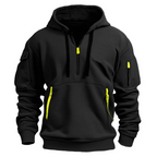Men's Half-Zip Hooded Sweatshirt