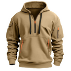 Men's Half-Zip Hooded Sweatshirt