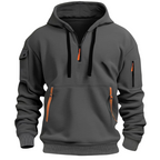 Men's Half-Zip Hooded Sweatshirt