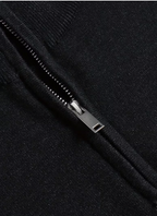 Men's High Collar Quarter-Zip Sweater