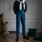 Men's High-Rise Pleated Pants
