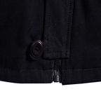 Men's Hooded Button Zip-Up Jacket