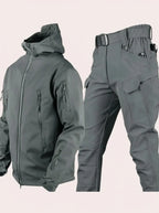 Men's Hooded Jacket and Cargo Pants Set