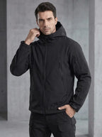 Men's Hooded Jacket and Cargo Pants Set