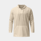 Men's Hooded Lace-Up Shirt