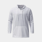 Men's Hooded Lace-Up Shirt