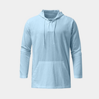 Men's Hooded Lace-Up Shirt