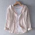 Men's Hooded Long Sleeve Shirt