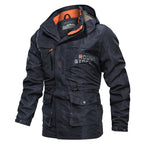 Men's Hooded Multi-Pocket Parka