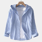 Men's Hooded Striped Shirt