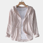 Men's Hooded Striped Shirt