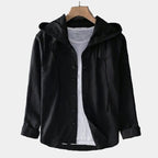 Men's Hooded Striped Shirt