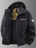 Men's Hooded Zip-Up Fleece Jacket