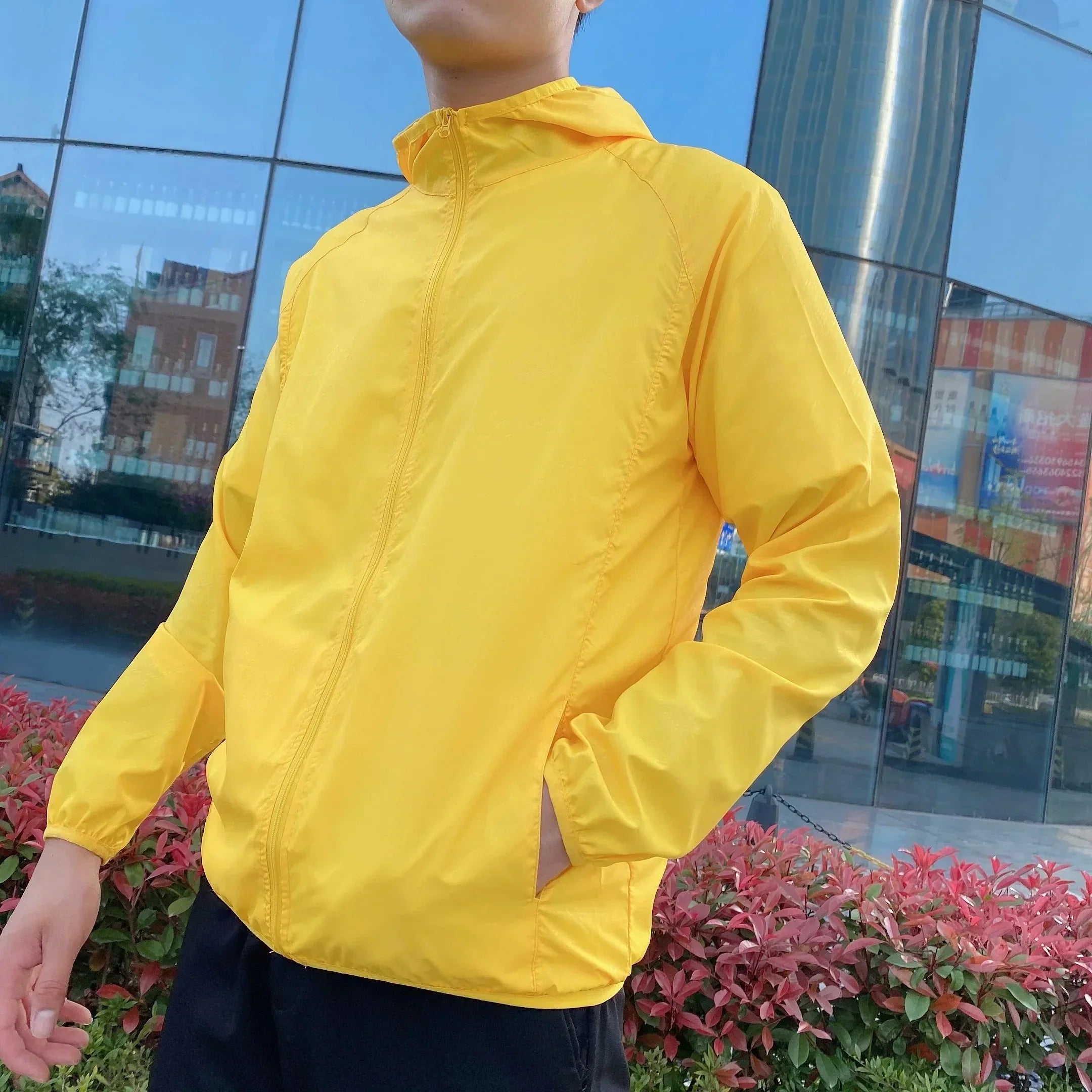 Men's Hooded Zip-Up Jacket