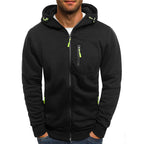 Men's Regular Zip-Up Hooded Jacket