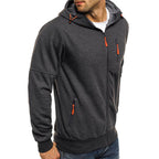 Men's Regular Zip-Up Hooded Jacket