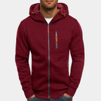 Men's Regular Zip-Up Hooded Jacket
