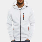 Men's Regular Zip-Up Hooded Jacket