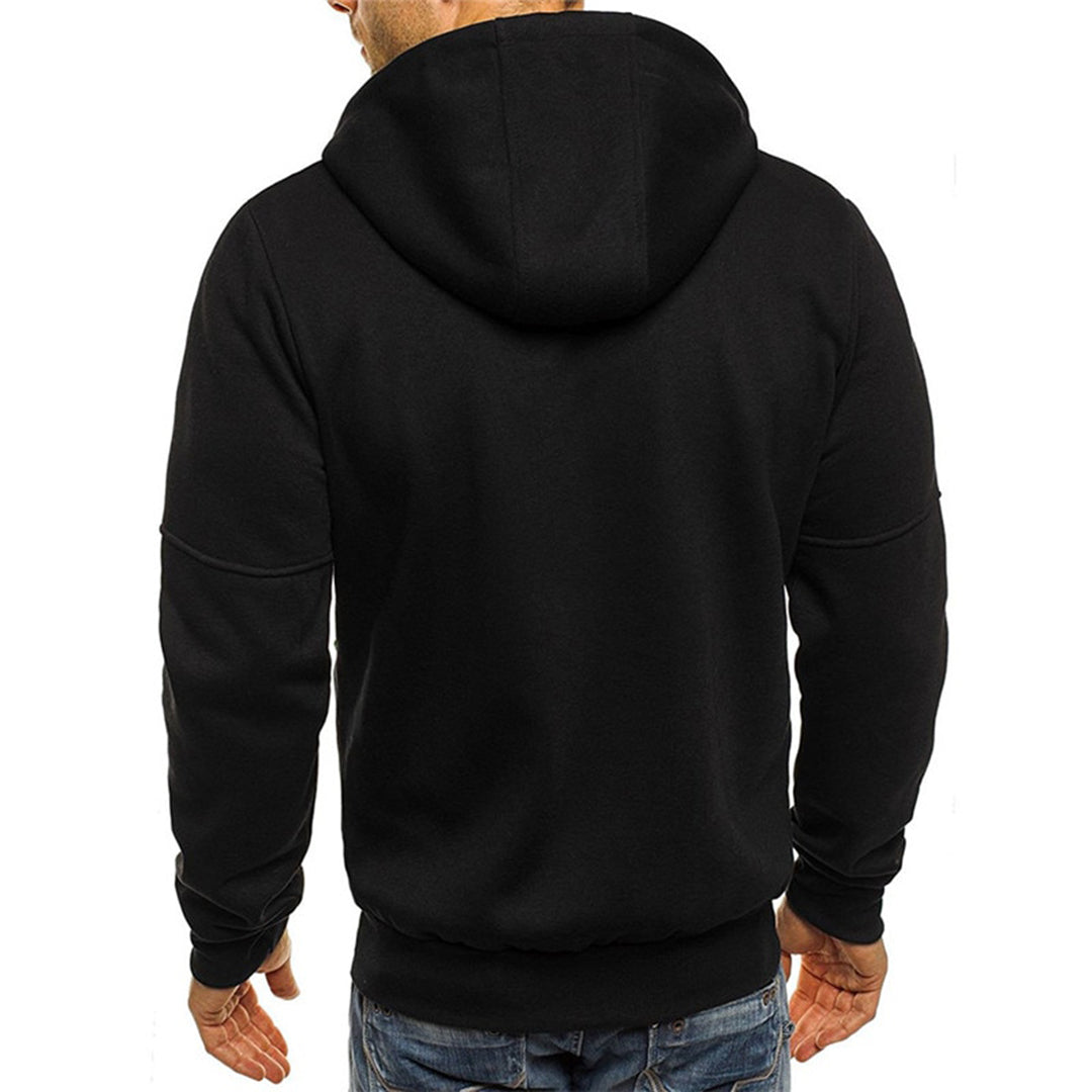 Men's Regular Zip-Up Hooded Jacket