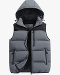 Men's Hooded Zip-Up Vest