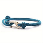 Men's Hook Clasp Cord Bracelet