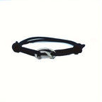 Men's Hook Clasp Cord Bracelet