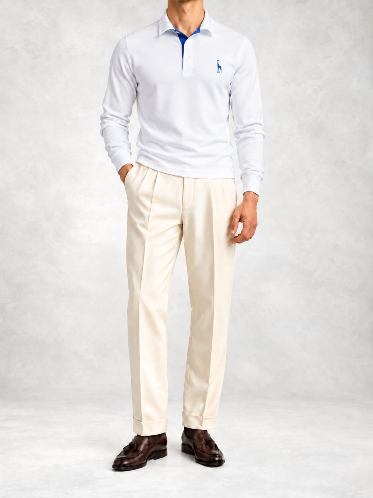 Men's Jersey Regular Fit Polo Pants Set