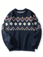 Men's Knit Crew Neck Sweater