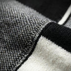Men's Knit Crew Neck Color-Block Sweater