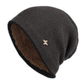 Men's Knit Faux Fur Lined Beanie