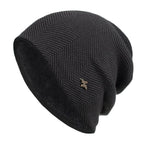 Men's Knit Faux Fur Lined Beanie