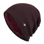 Men's Knit Faux Fur Lined Beanie