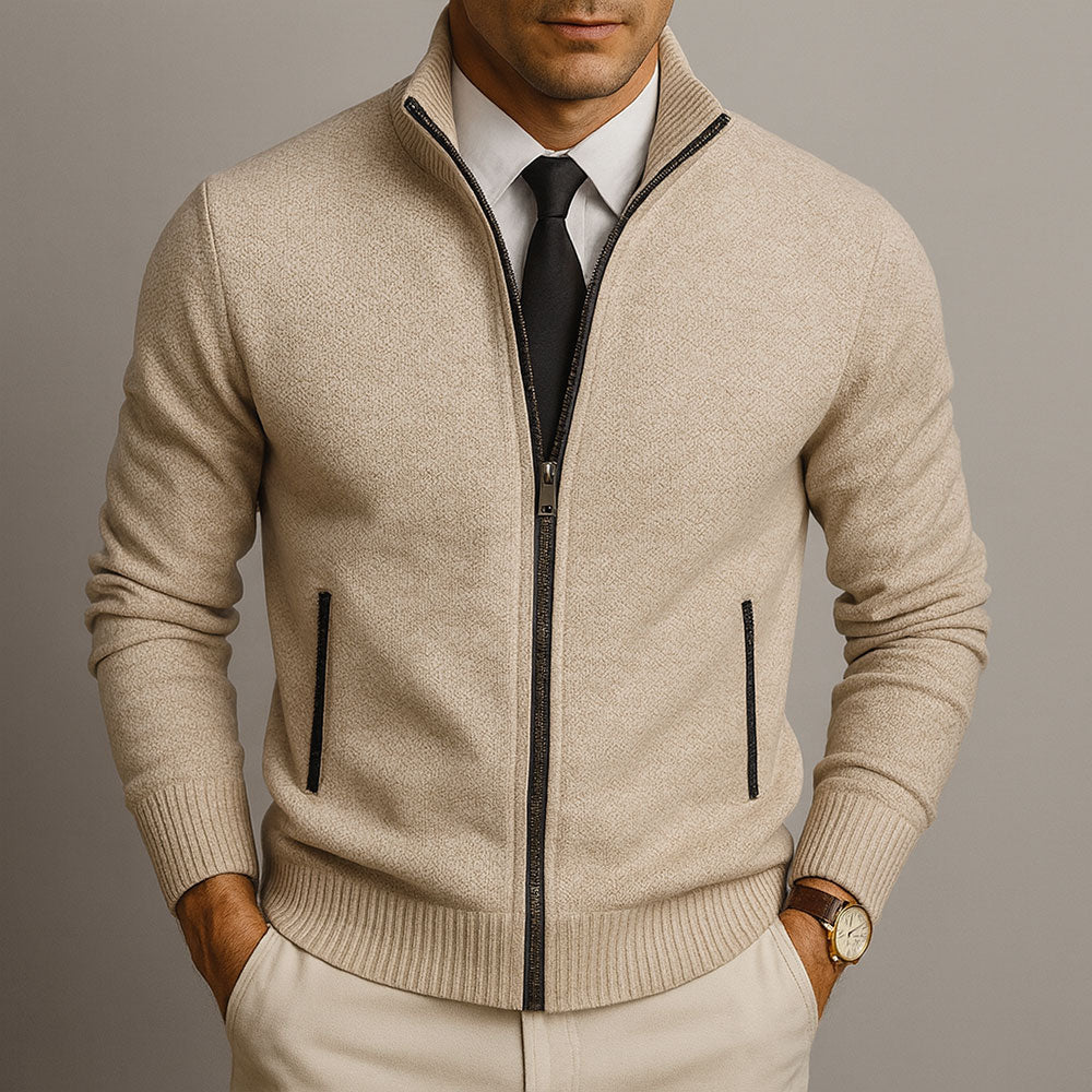 Men's Knit Full-Zip Cardigan