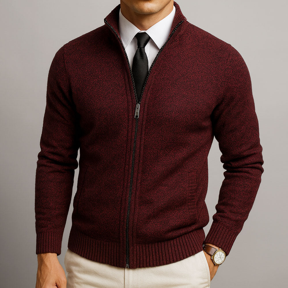 Men's Knit Full-Zip Cardigan