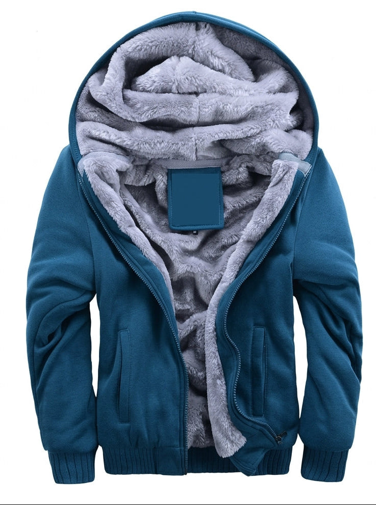 Men's Knit Full-Zip Hooded Jacket