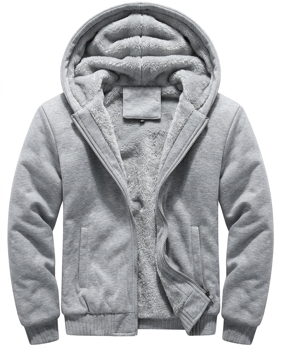 Men's Knit Full-Zip Hooded Jacket