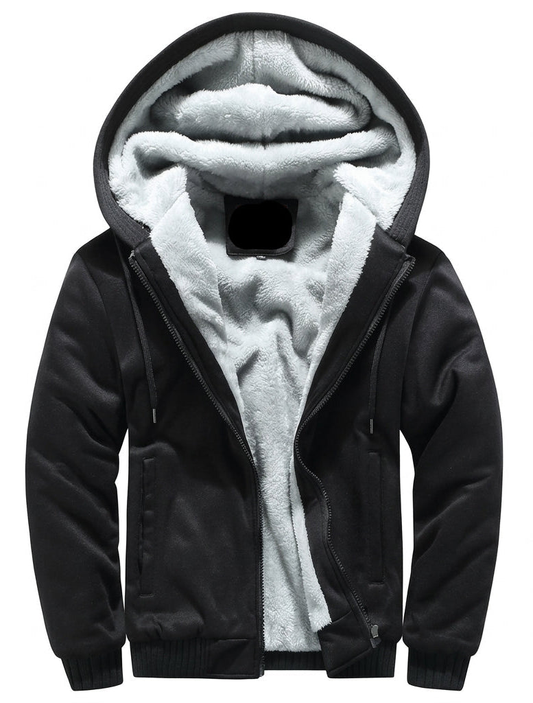 Men's Knit Full-Zip Hooded Jacket