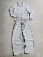 Men's Knit Full-Zip Jacket and Pants Set