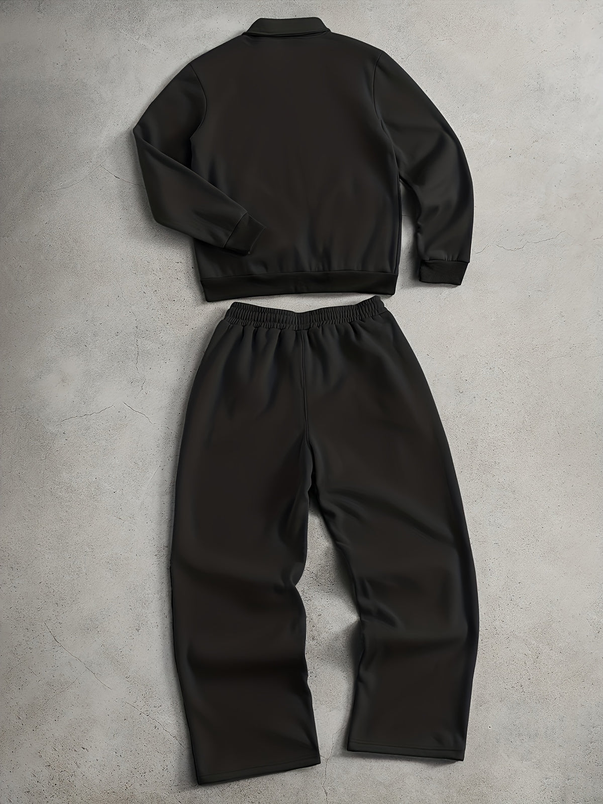 Men's Knit Full-Zip Jacket and Pants Set