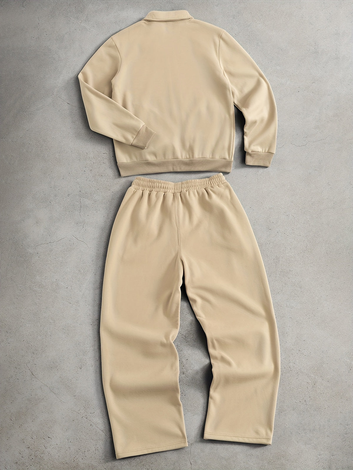Men's Knit Full-Zip Jacket and Pants Set