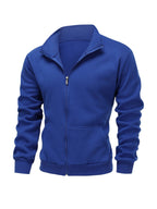 Men's Knit Full-Zip Mock Neck Sweatshirt