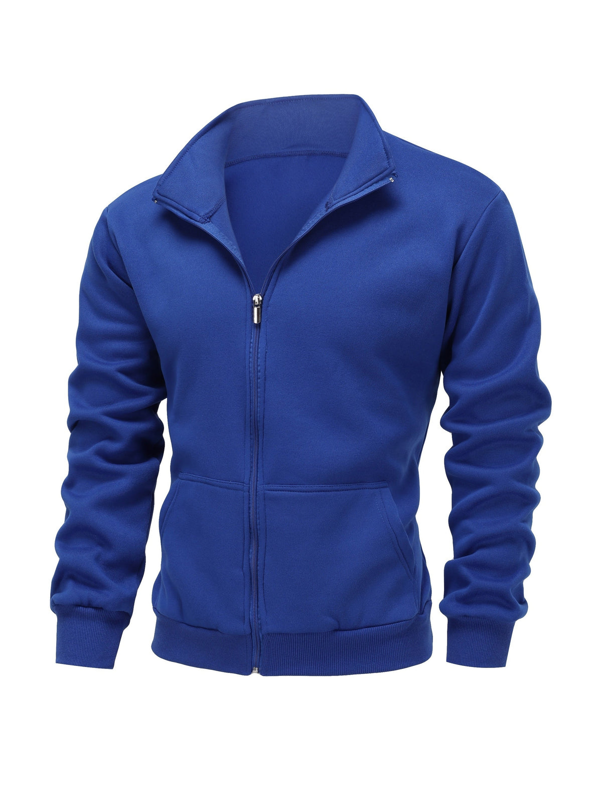 Men's Knit Full-Zip Mock Neck Sweatshirt