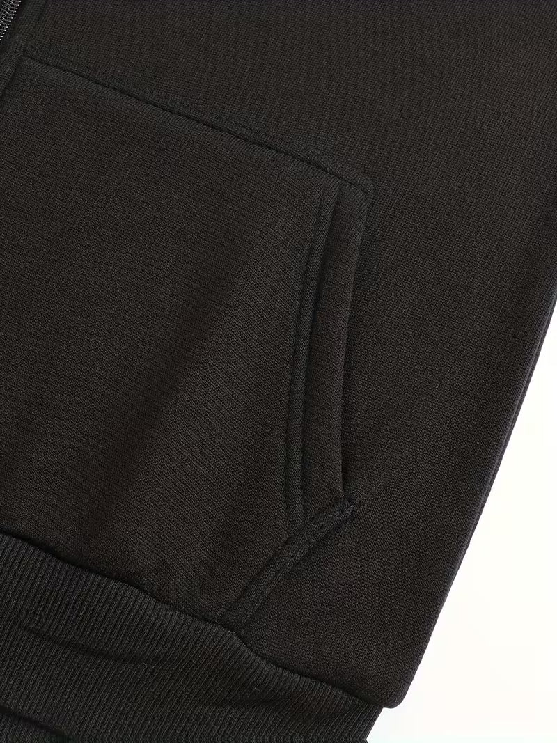 Men's Knit Full-Zip Mock Neck Sweatshirt
