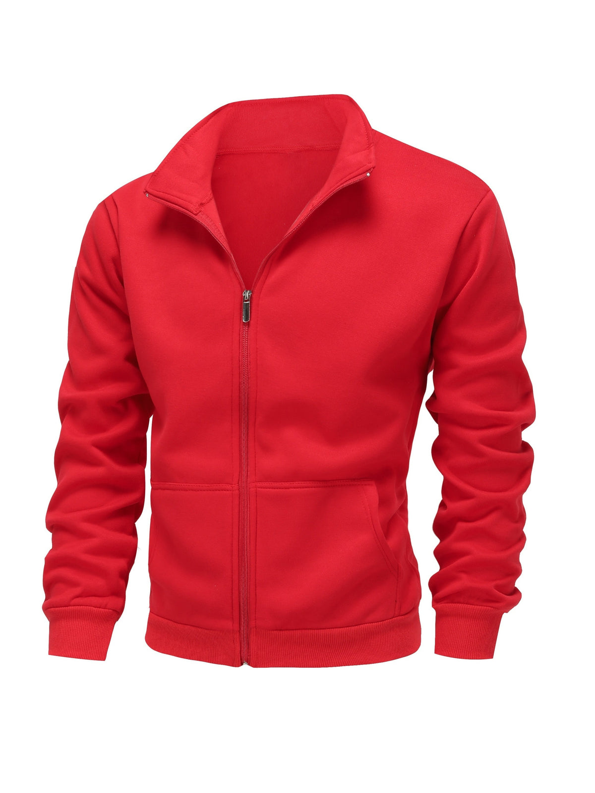 Men's Knit Full-Zip Mock Neck Sweatshirt