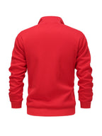 Men's Knit Full-Zip Mock Neck Sweatshirt