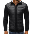 Men's Knit Full-Zip Quilted Jacket