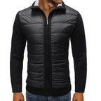 Men's Knit Full-Zip Quilted Jacket
