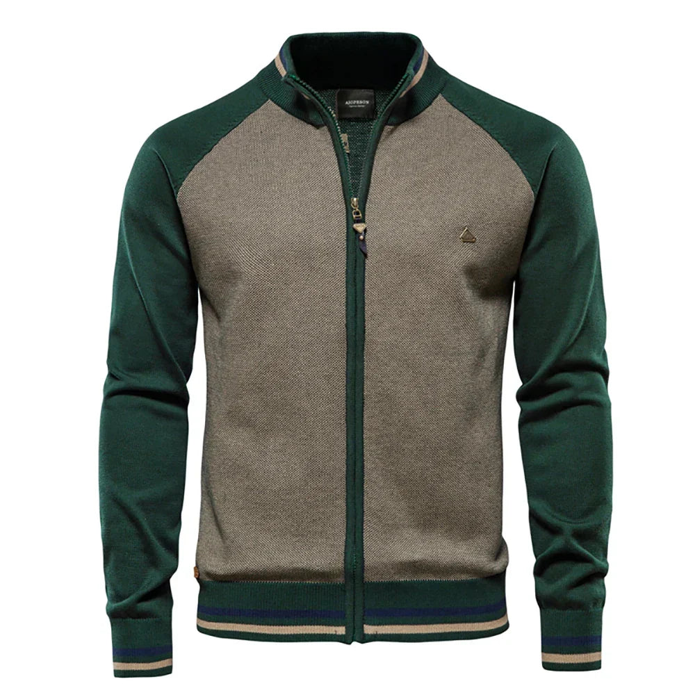 Men's Knit Full-Zip Sweater
