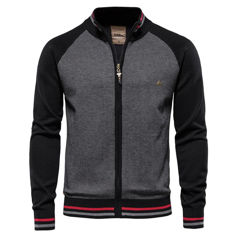 Men's Knit Full-Zip Sweater