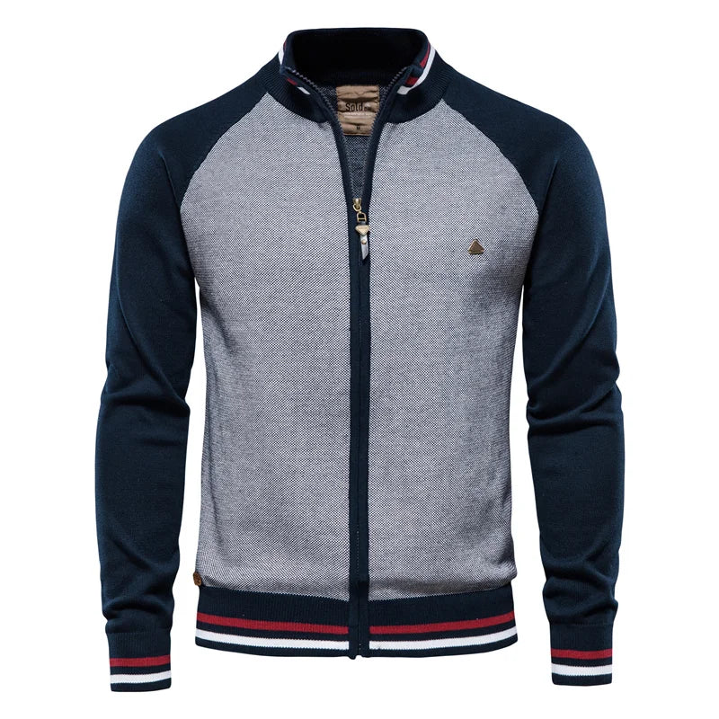 Men's Knit Full-Zip Sweater